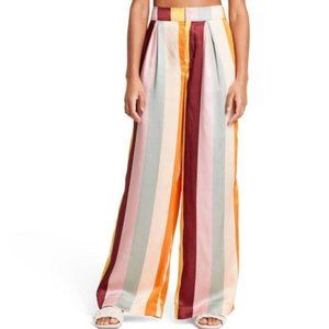 Women's Mixed Vertical Stripe Print Wide Leg Pants - Fe Noel x Target
